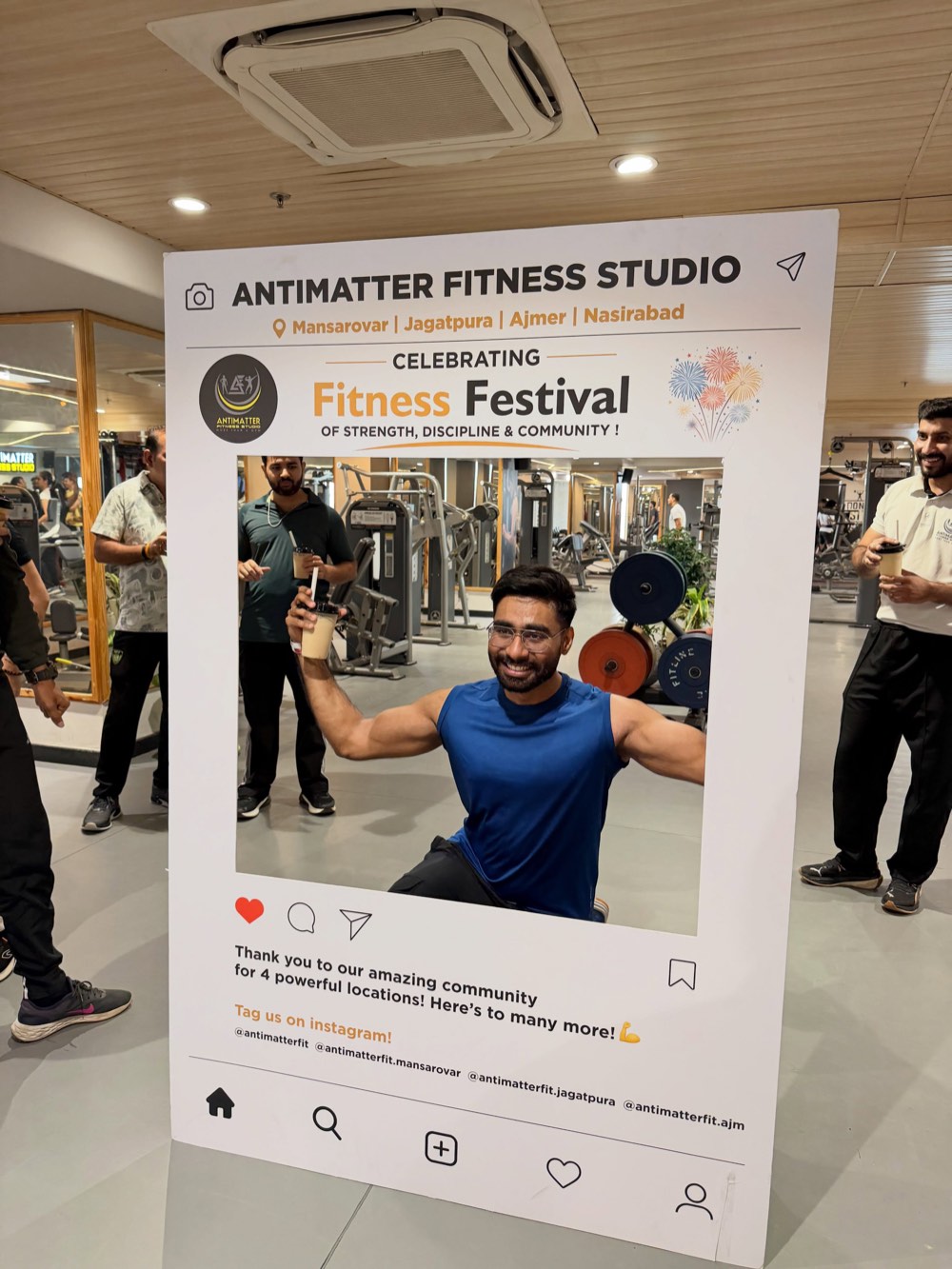 Floor challenges, Jagatpura: antimatterfit event