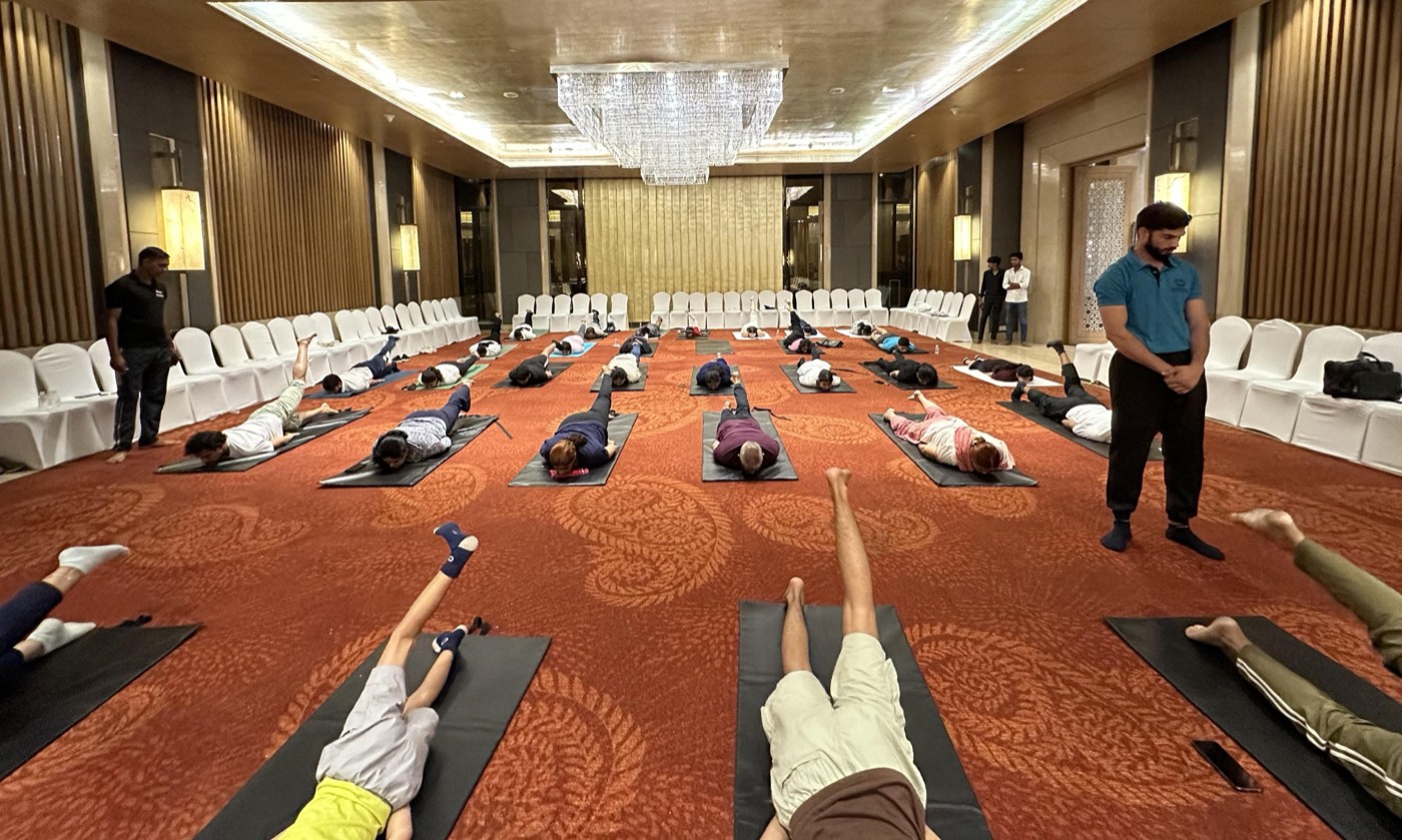 International Yoga Day, Jaipur: antimatterfit event