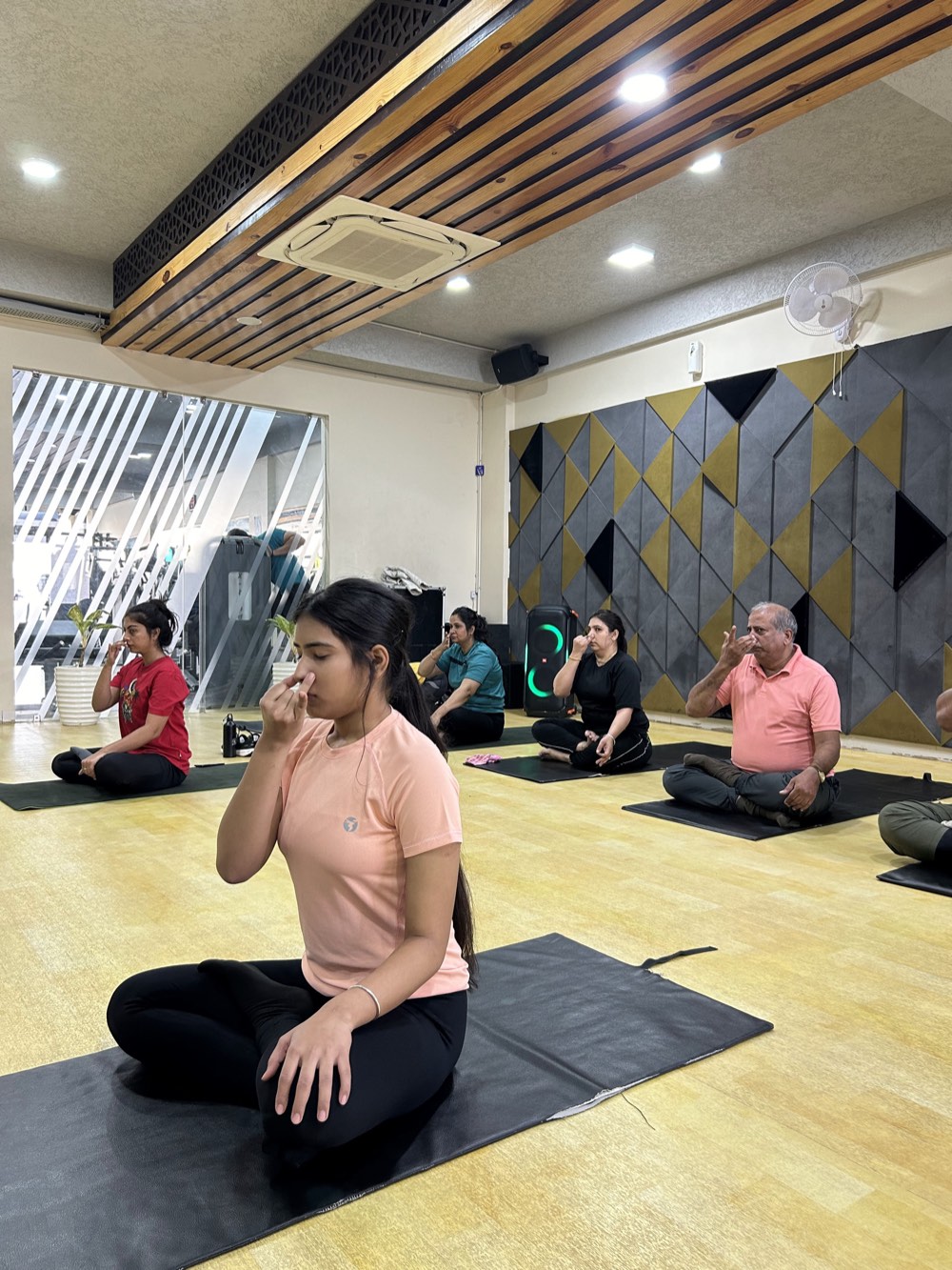Yoga session, Mansarovar: antimatterfit event